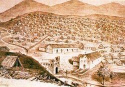 Arraial de Canudos antes da guerra.