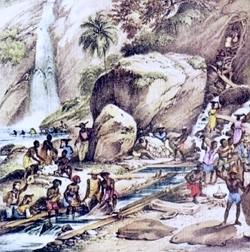 O esgotamento das jazidas de ouro foi uma das causas da crise da mineração.
