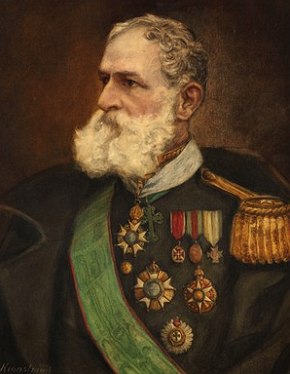 Retrato pintado de Deodoro da Fonseca quando já era presidente do Brasil