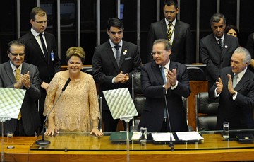Foto de Dilma foi empossada para o seu segundo mandato na presid&ecirc;ncia da Rep&uacute;blica.
