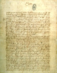 Folha da carta de Pero Vaz de Caminha: um dos principais documentos da História do Brasil
