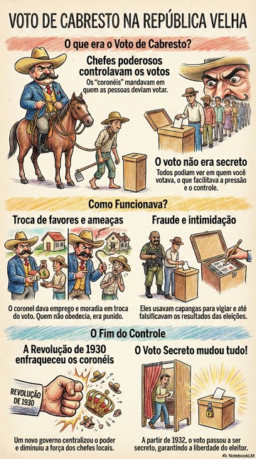 Voto de Cabresto: origens, com funcionava, o papel dos coronéis e resumo