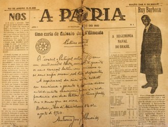 Capa do Jornal A Pátria