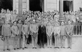 Missão médica brasileira que foi enviada para os campos de batalha na Primeira Guerra Mundial