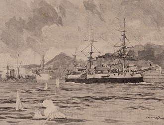 Ilustração sobre a Revolta da Armada