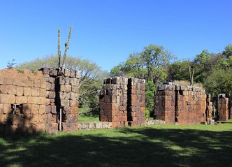 Foto do sítio arqueológico da cidade de São João Batista
