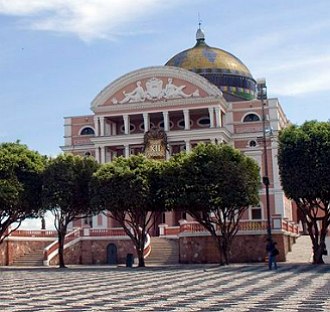 Foto do Teatro Amazonas em Manaus