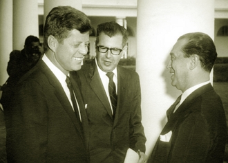 Visita de JK aos EUA, foto dele com Kennedy Visita de JK aos EUA, foto dele com Kennedy